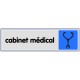 Plaquette plexiglas couleur - Cabinet médical