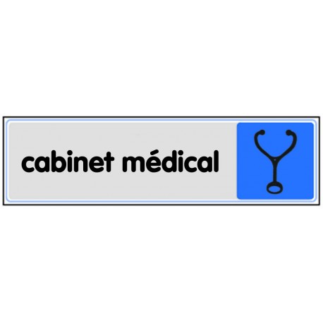Plaquette plexiglas couleur - Cabinet médical