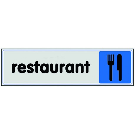 Plaquette plexiglas couleur - Restaurant
