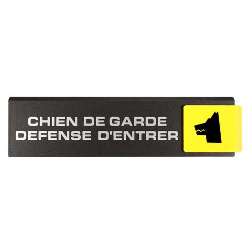 Plaquettes Europe Design - Chien de garde défense d'entrer