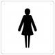 Pictogramme - Toilettes Dames