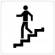 Pictogramme - Escalier descente