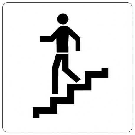 Pictogramme - Escalier descente