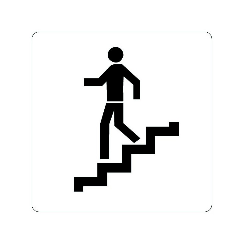 Pictogramme - Escalier Descente